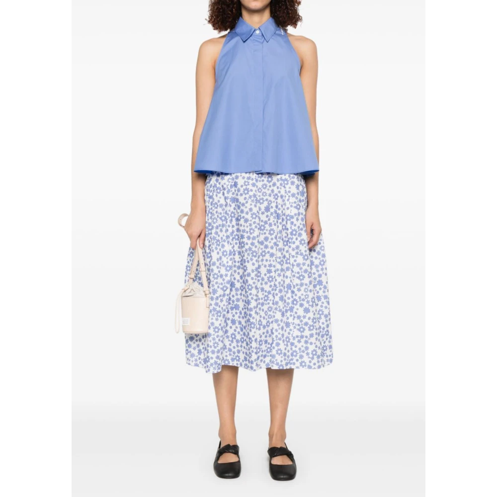 Marni Blauwe Casual Overhemd voor Mannen Blue Dames