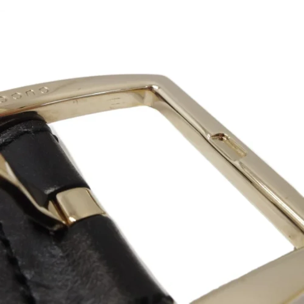 Gucci Vintage Pre-owned Leather belts Black Dames