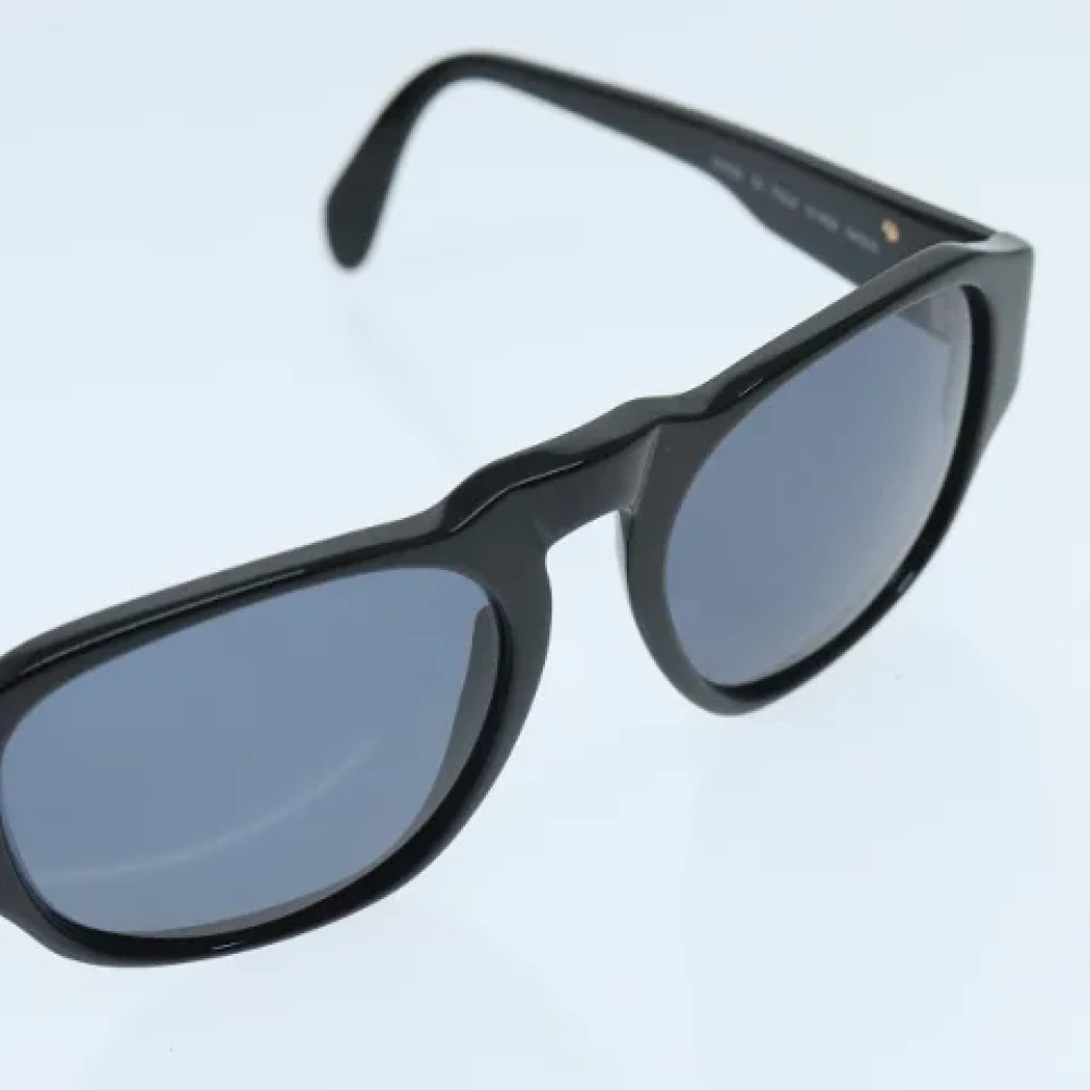 Chanel Vintage Pre-owned Plastic sunglasses Black Dames