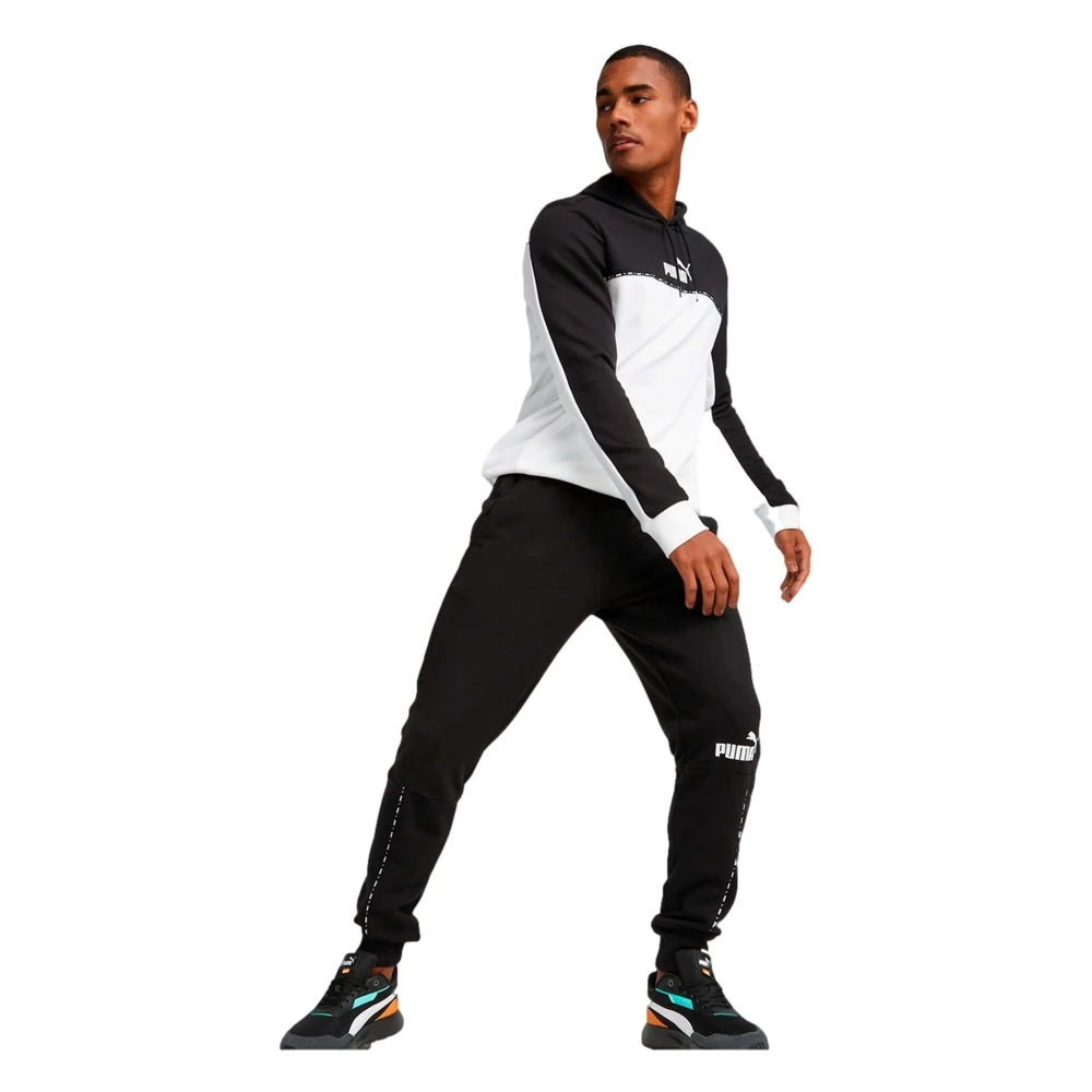 Puma Ess Block X Tape Sweatpants Lange broek Black Heren