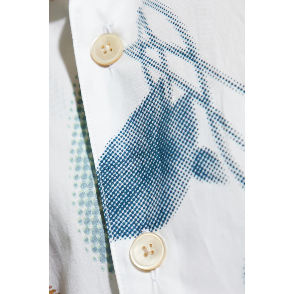 PS By Paul Smith Shirt met print White Heren