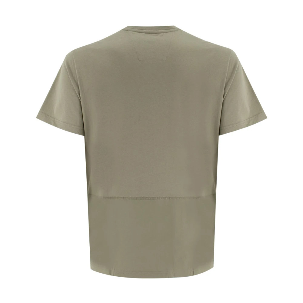 Parajumpers Hybride Crewneck Katoenen T-shirt met Zak Green Heren