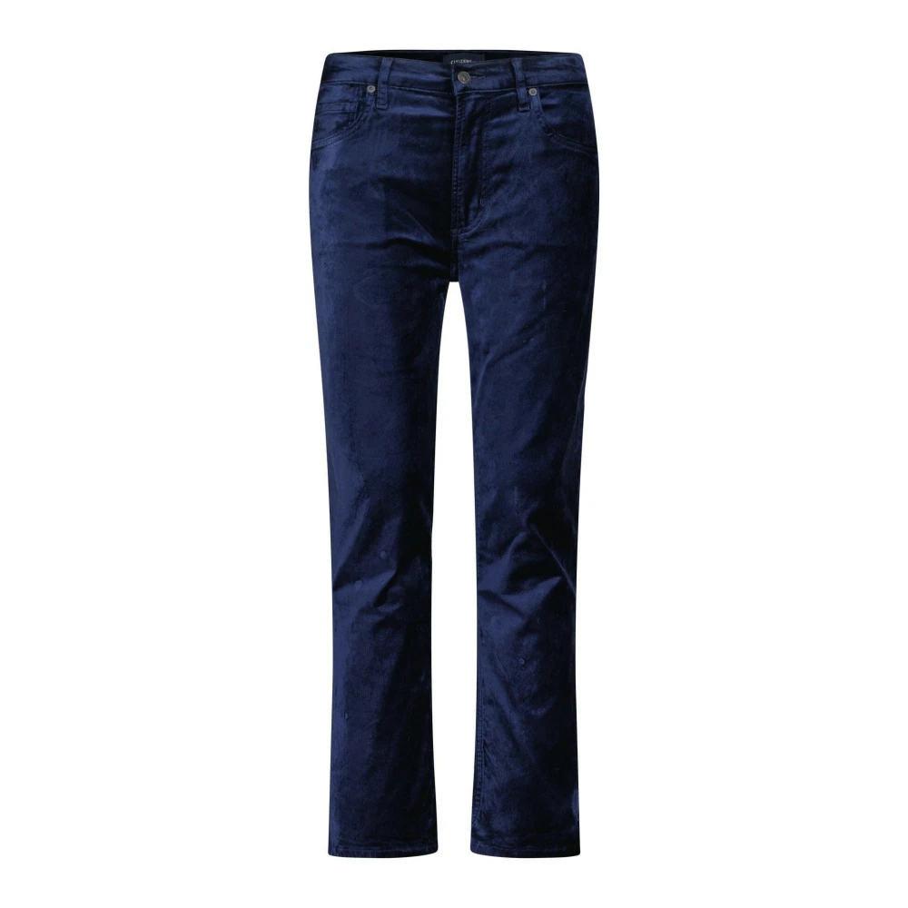 Citizens of Humanity Fluwelen Bootcut Jeans Blue Dames