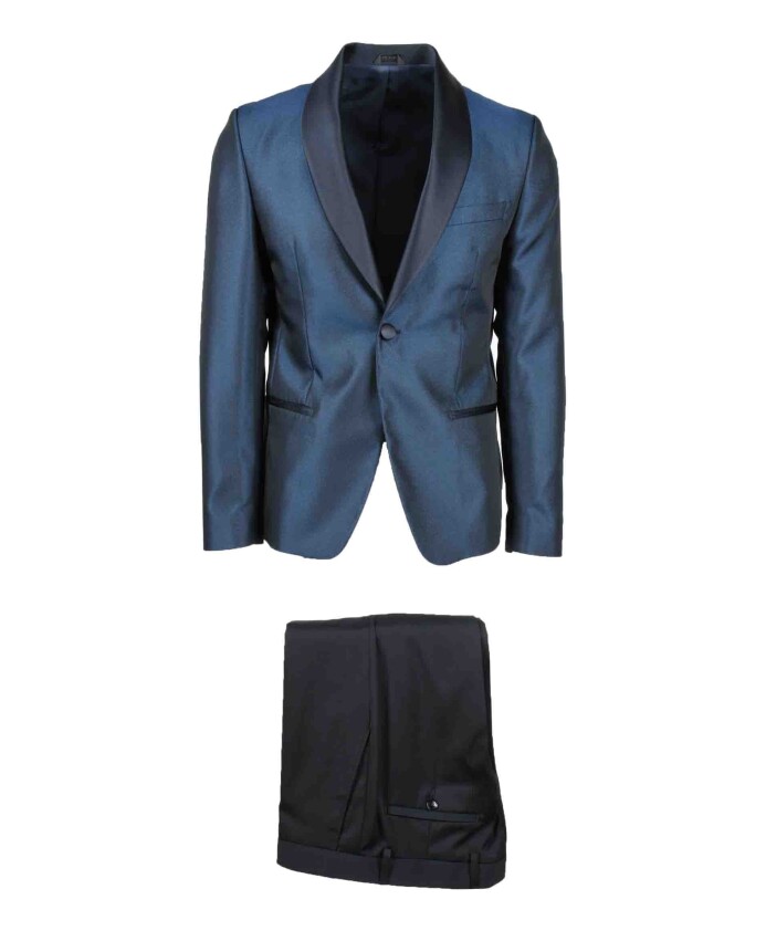 men's wool blend formal suit
