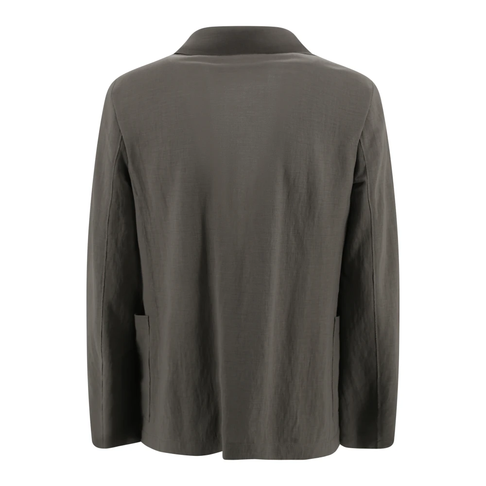 Harris Wharf London Grijze Blazer met Knoopsluiting Gray Dames