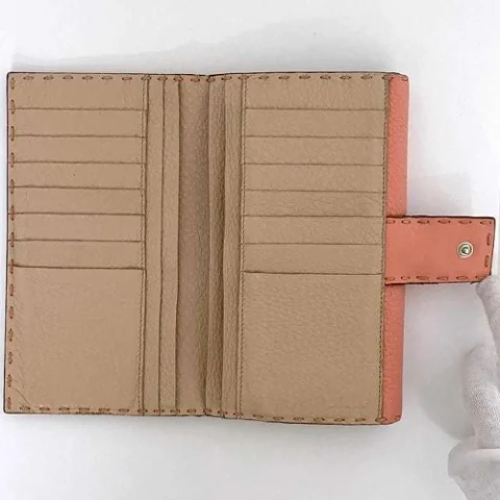 Fendi Vintage Pre-owned Leather wallets Pink Dames