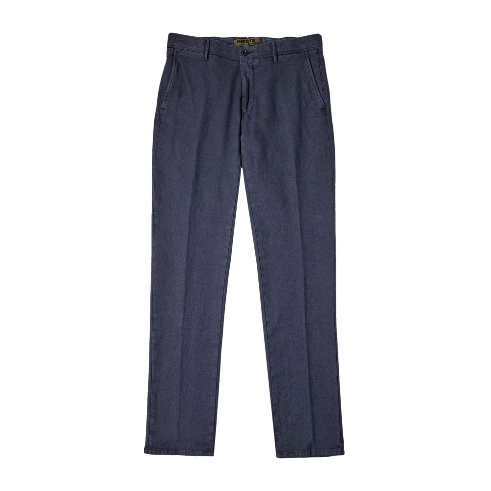 Incotex Men's Blue Chinos, W38, Chinos