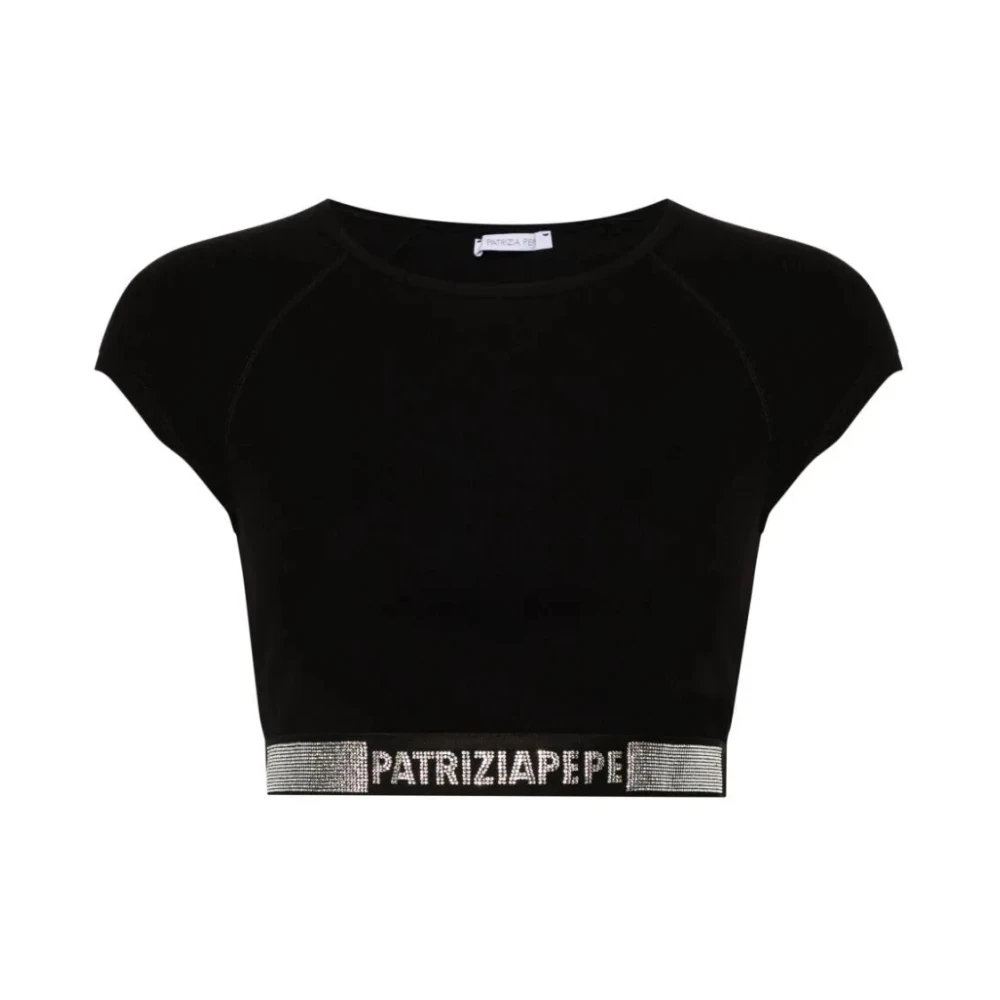 PATRIZIA PEPE Zwart T-shirt en Polo Set Black Dames