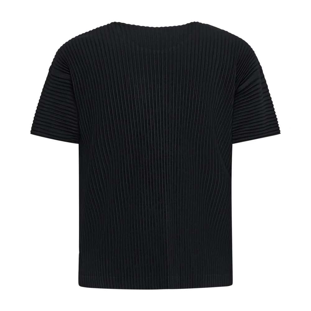Issey Miyake Zwarte T-shirts en Polos voor Mannen Black Heren