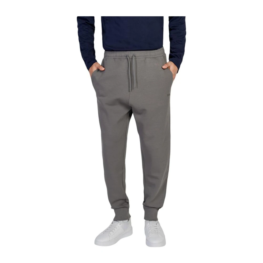 Hugo Boss Grijze Katoenmix Stretch Jeans Gray Heren