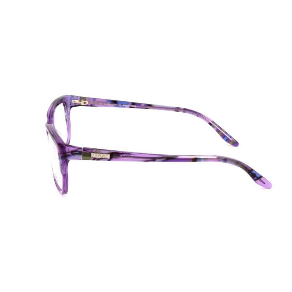 EMILIO PUCCI Paarse plastic montuur met wijzerplaat armband Purple Dames