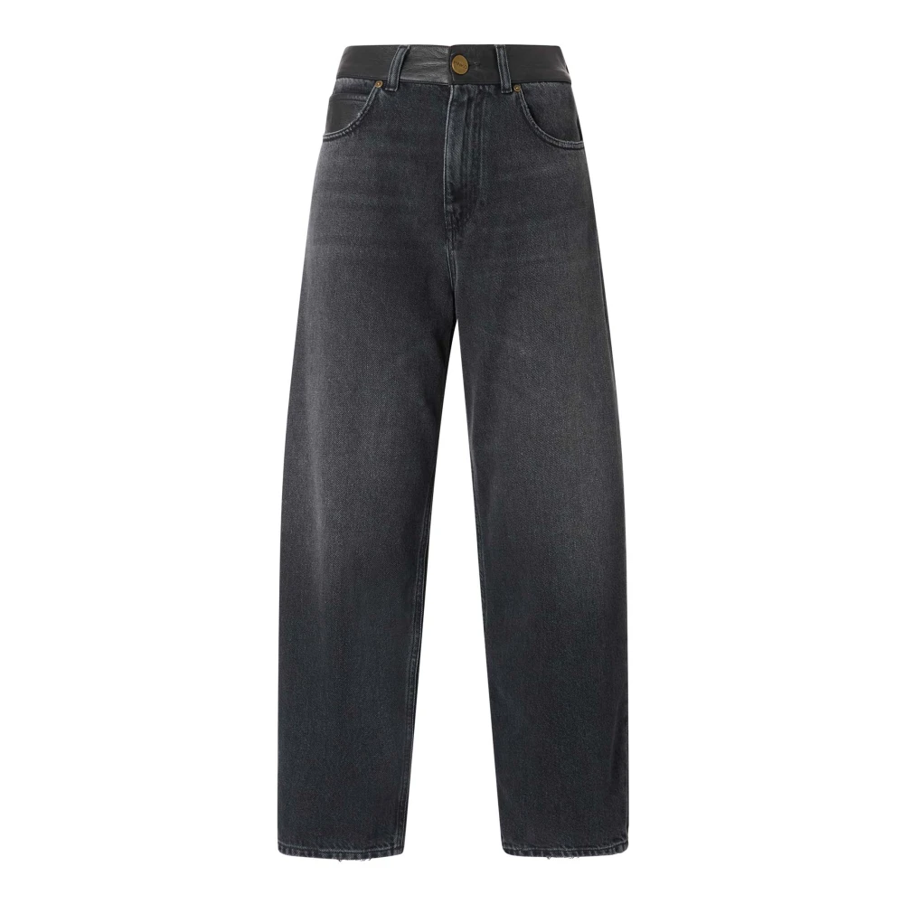 Pinko - Vaqueros Rectos - Jeans - Mujer - Negro - W29