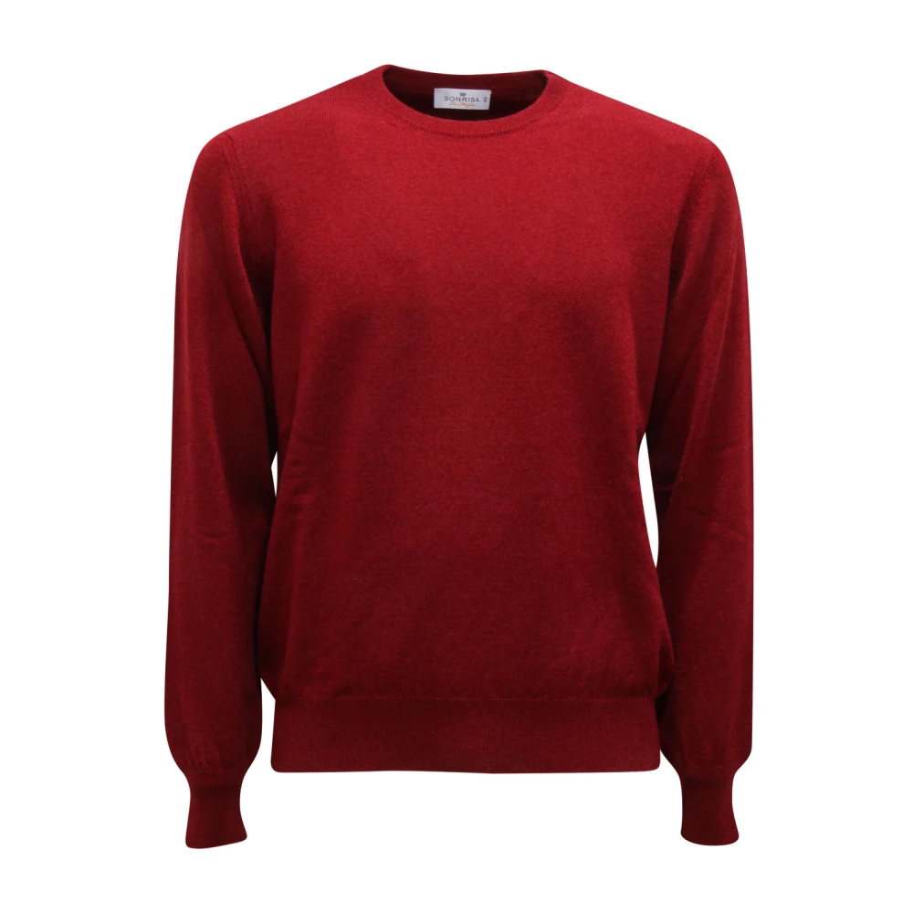 Sonrisa Red Maglione Cashmere Jumper - Male - Cashmere Knitwear - 2XL - Knitwear
