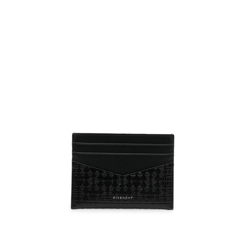 Givenchy Zwarte Kaarthouder Portemonnee Black Heren