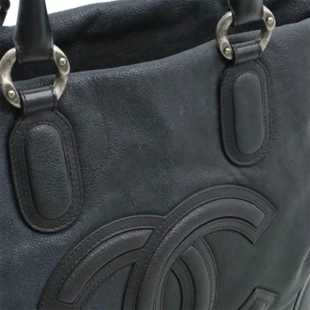 Chanel Vintage Pre-owned Fabric handbags Black Dames