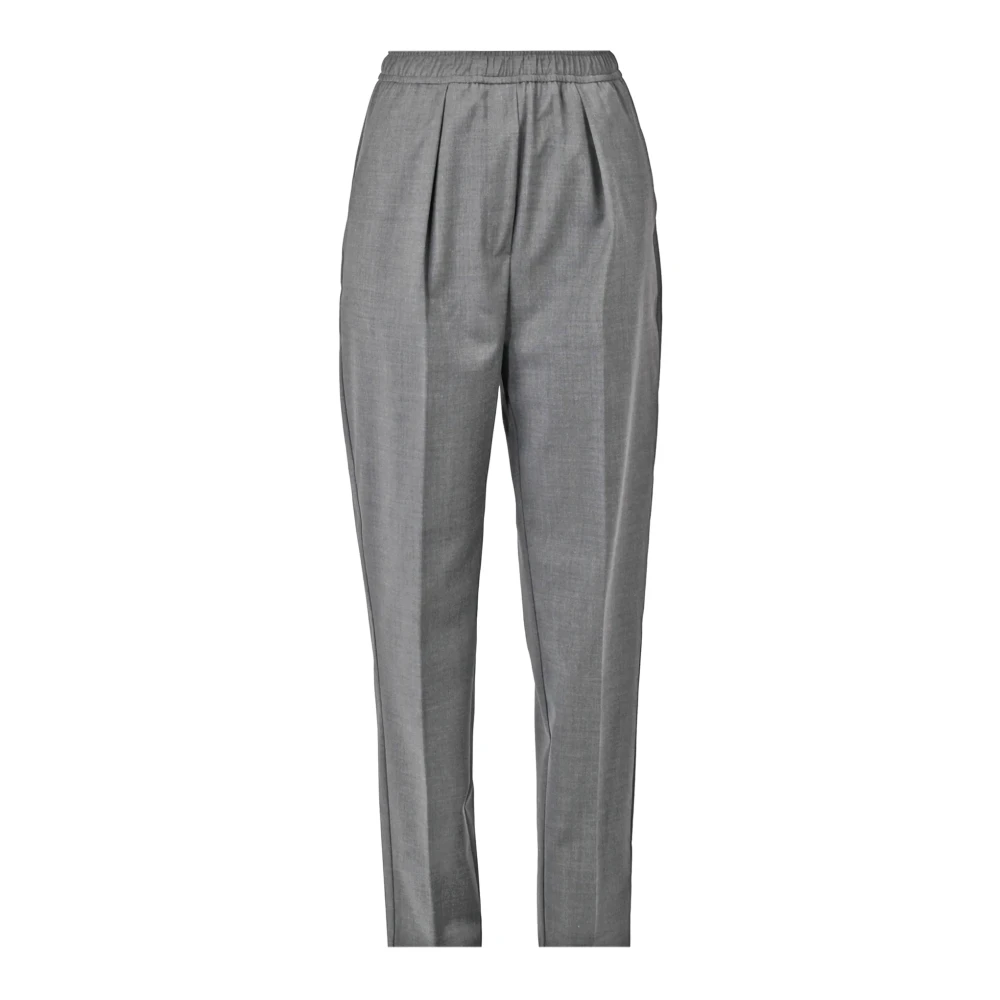 8pm Grijze Elastische Taillebroek Gray Dames