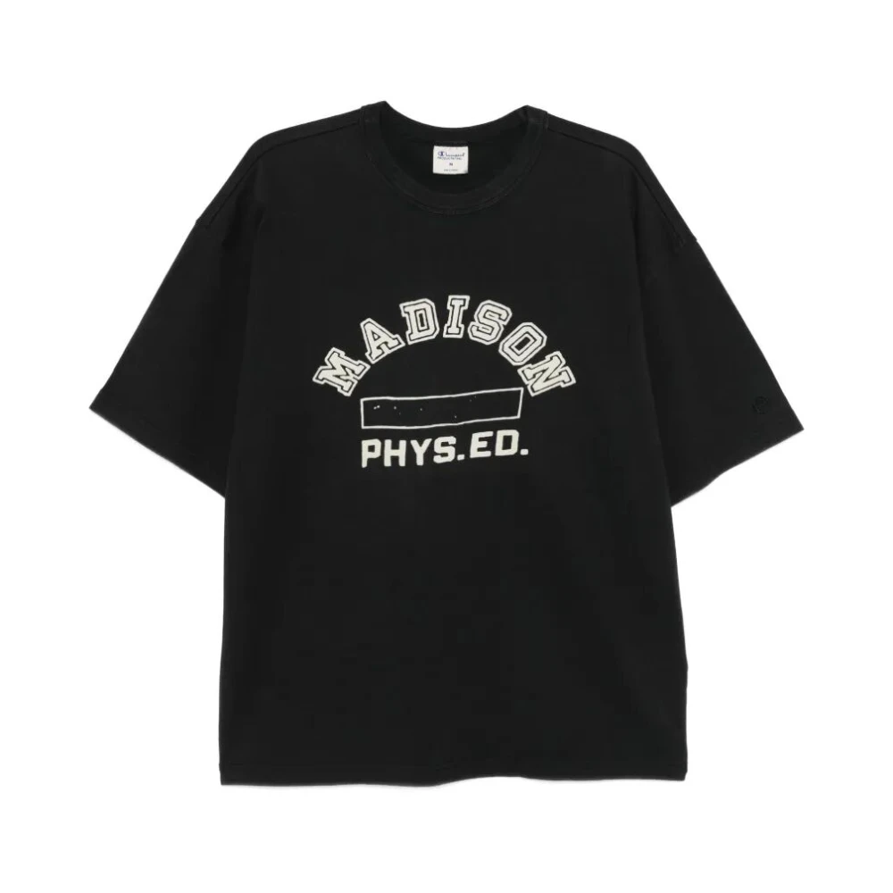 Champion Men's Black T-Shirts, S, Crewneck T-Shirt