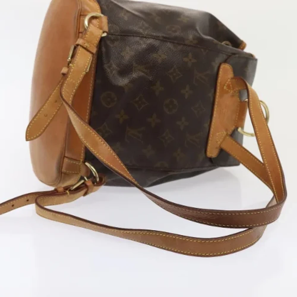 Louis Vuitton Vintage Pre-owned Canvas backpacks Brown Dames