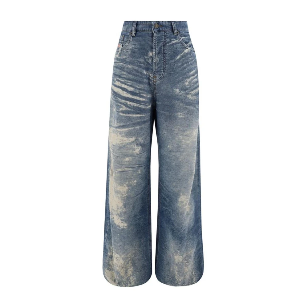Diesel Vintage Regular Fit Katoenen Jeans Blue Dames