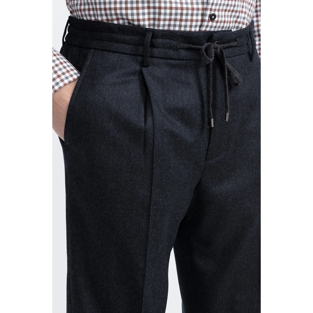 PESERICO Pure nieuwe wol joggers Gray Heren