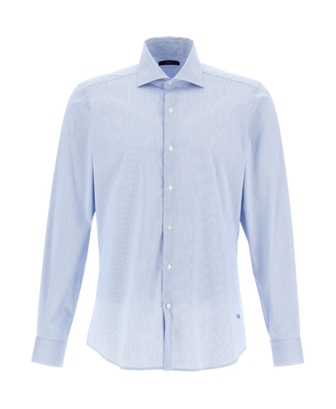 chemise-regular-en-popeline-stretch
