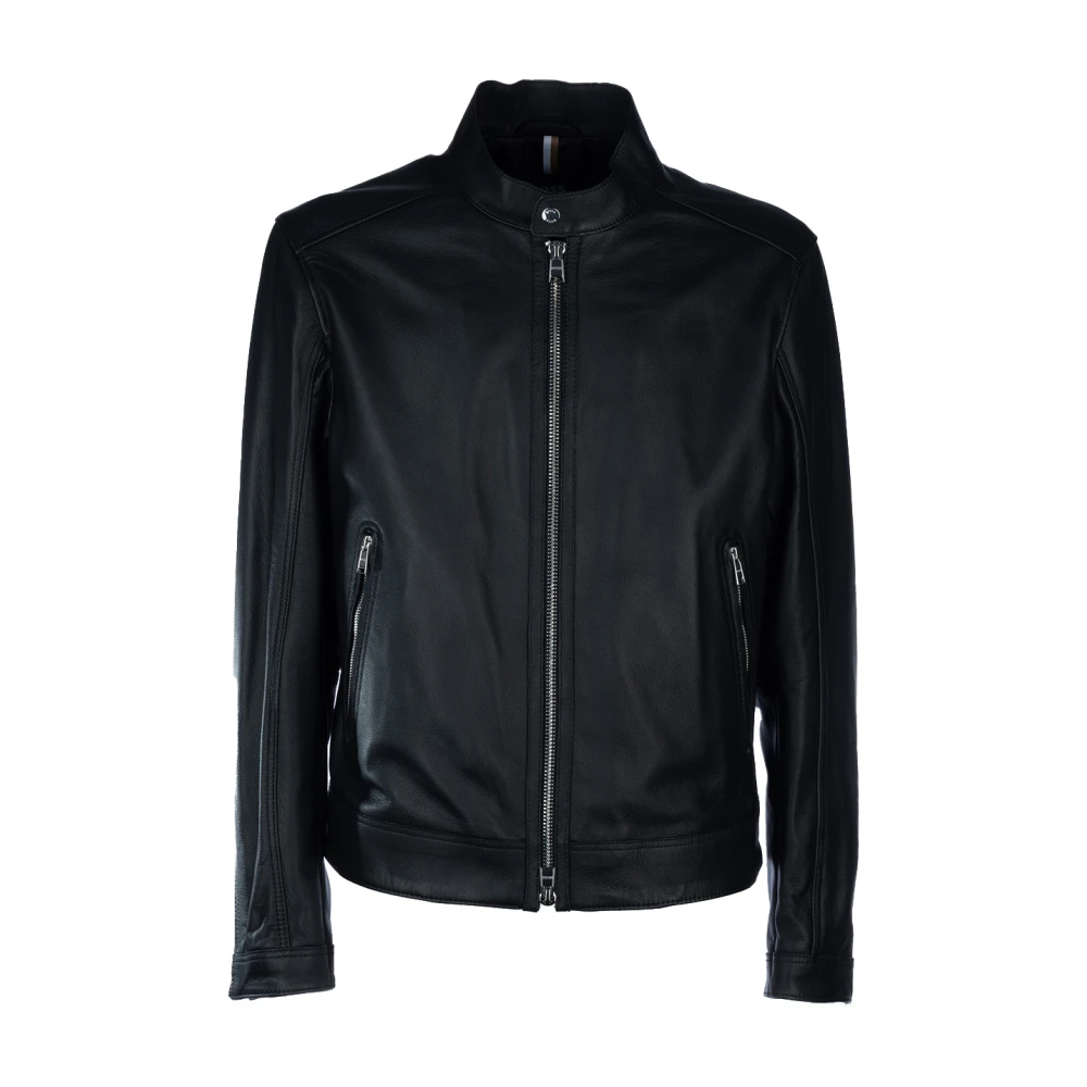 Hugo Boss Stijlvolle Jassen voor Mannen Black Heren