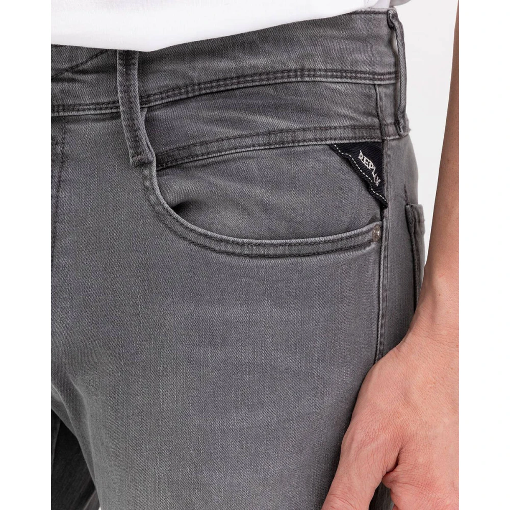 Replay Denim Jeans Klassieke Stijl Blue Heren