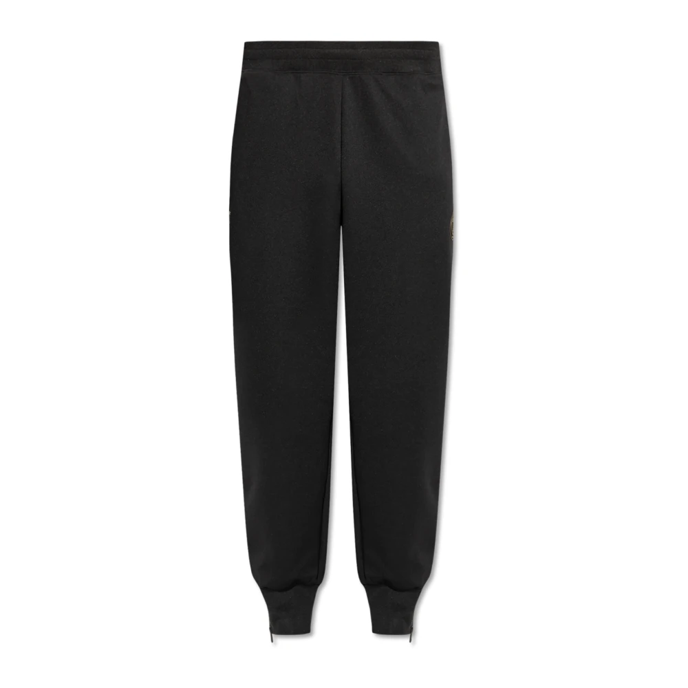 Emporio Armani EA7 Broek met logopatch Black Heren