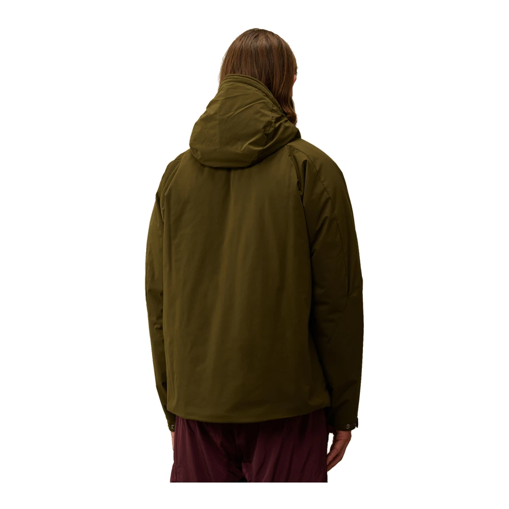 C.P. Company Pro-Tek volledige ritssluiting jas met Primaloft Silver Brown Heren