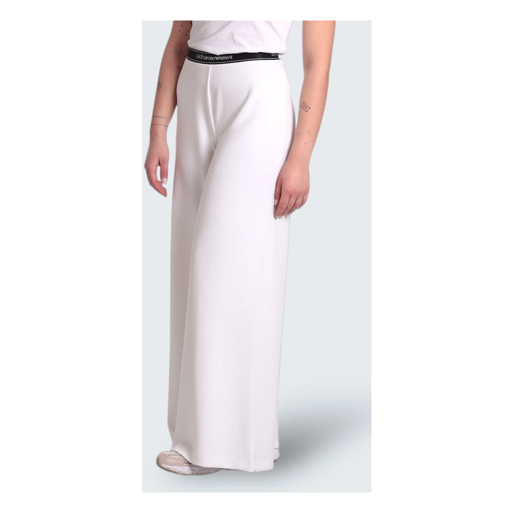 Emporio Armani EA7 Comfortabele 3Dtp70 Witte Broek White Dames