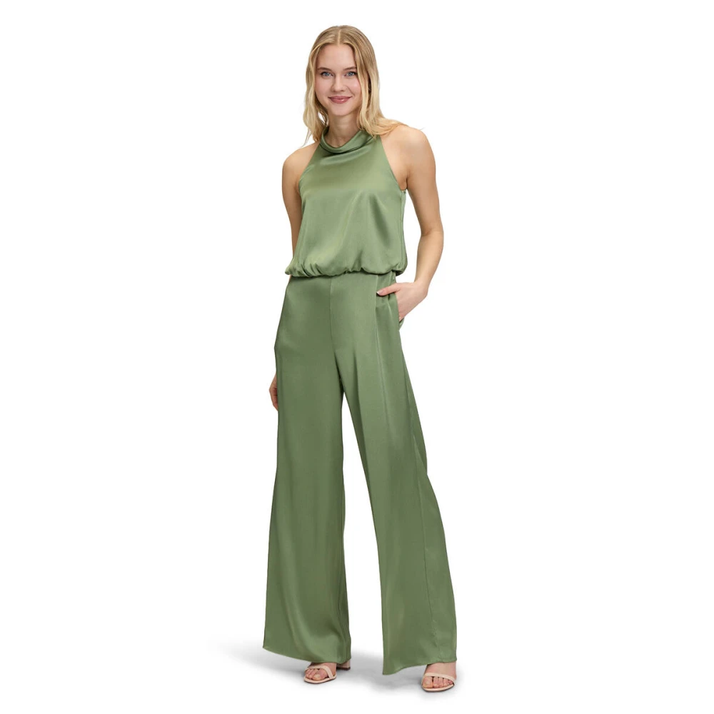Vera Mont Elegant Overall Jumpsuit Green Dames