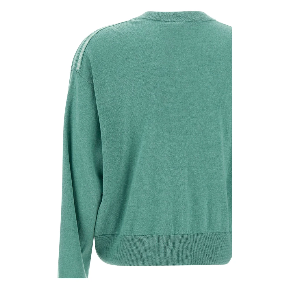 IRO Groene Zijden en Wollen Trui Green Dames