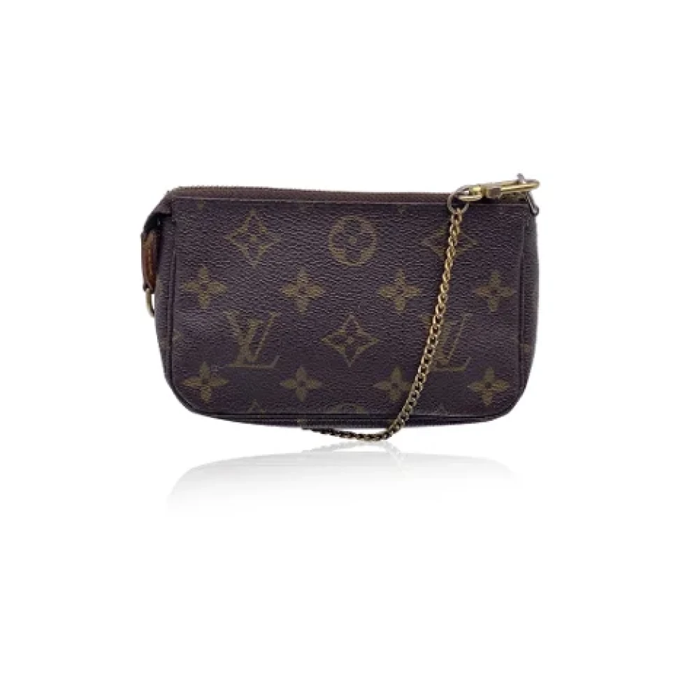 Louis Vuitton Vintage Pre-owned Fabric clutches Brown Dames