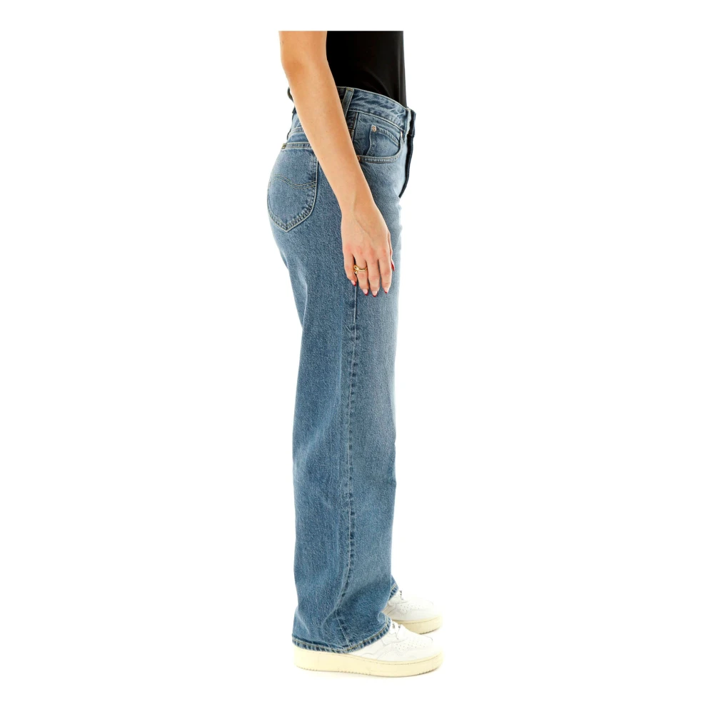 Lee Klassieke Loose Fit Denim Jeans Blue Dames