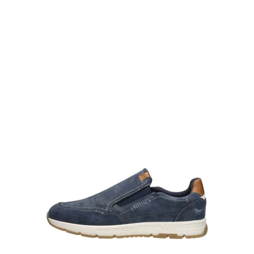 Mustang Sportief Heren Schoenen Blauw