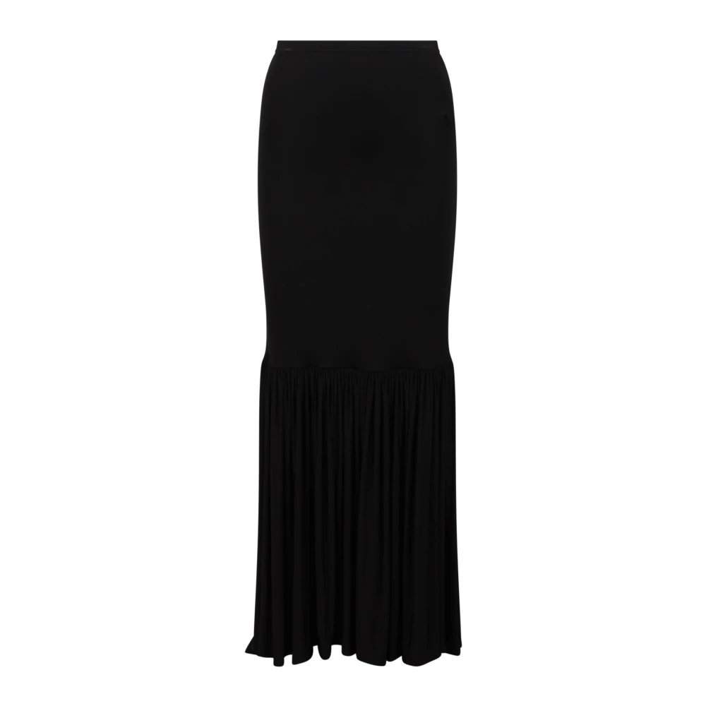 Nina Ricci Elegante hoge taille rok met krullen Black Dames