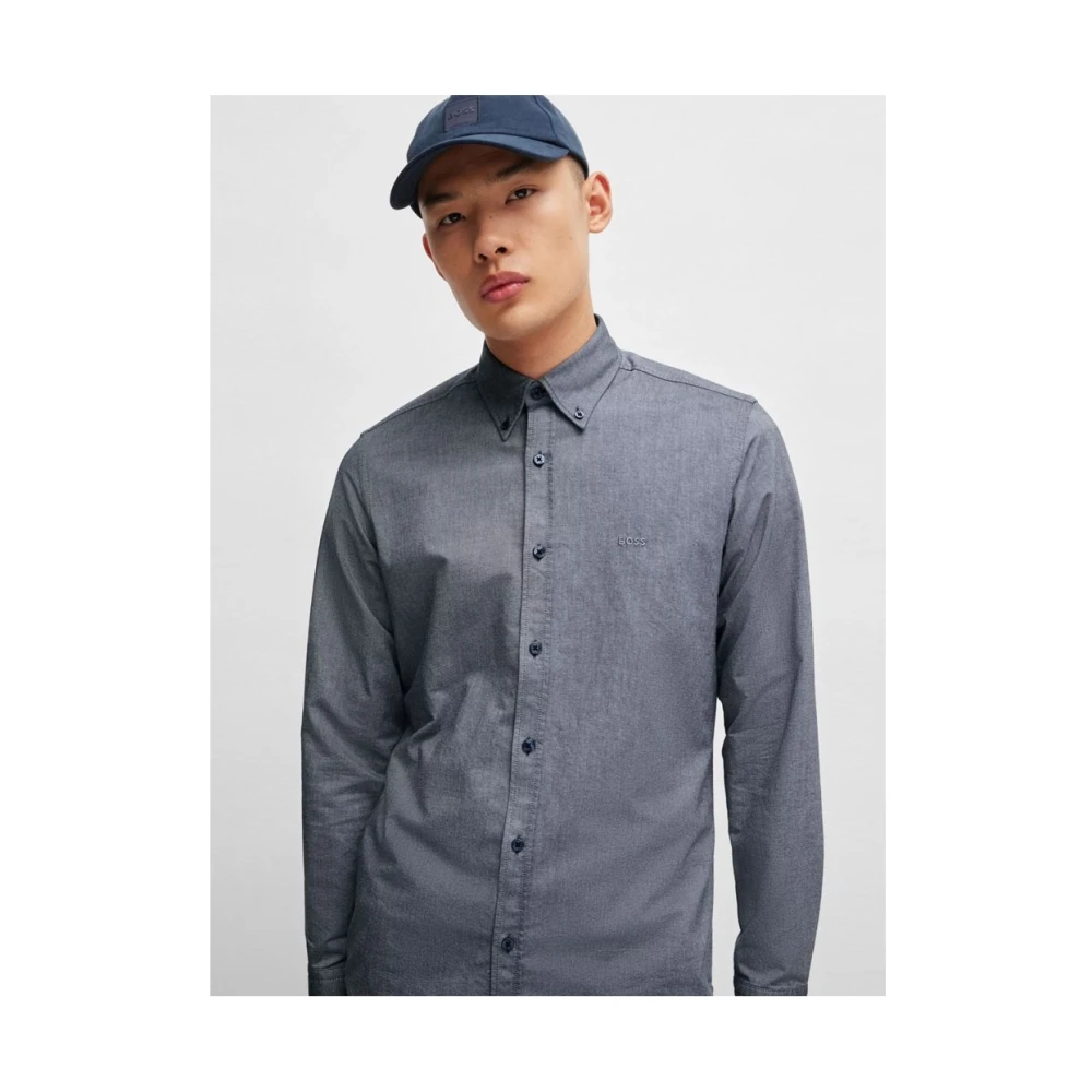 Hugo Boss Stijlvolle Shirt voor Mannen Blue Heren