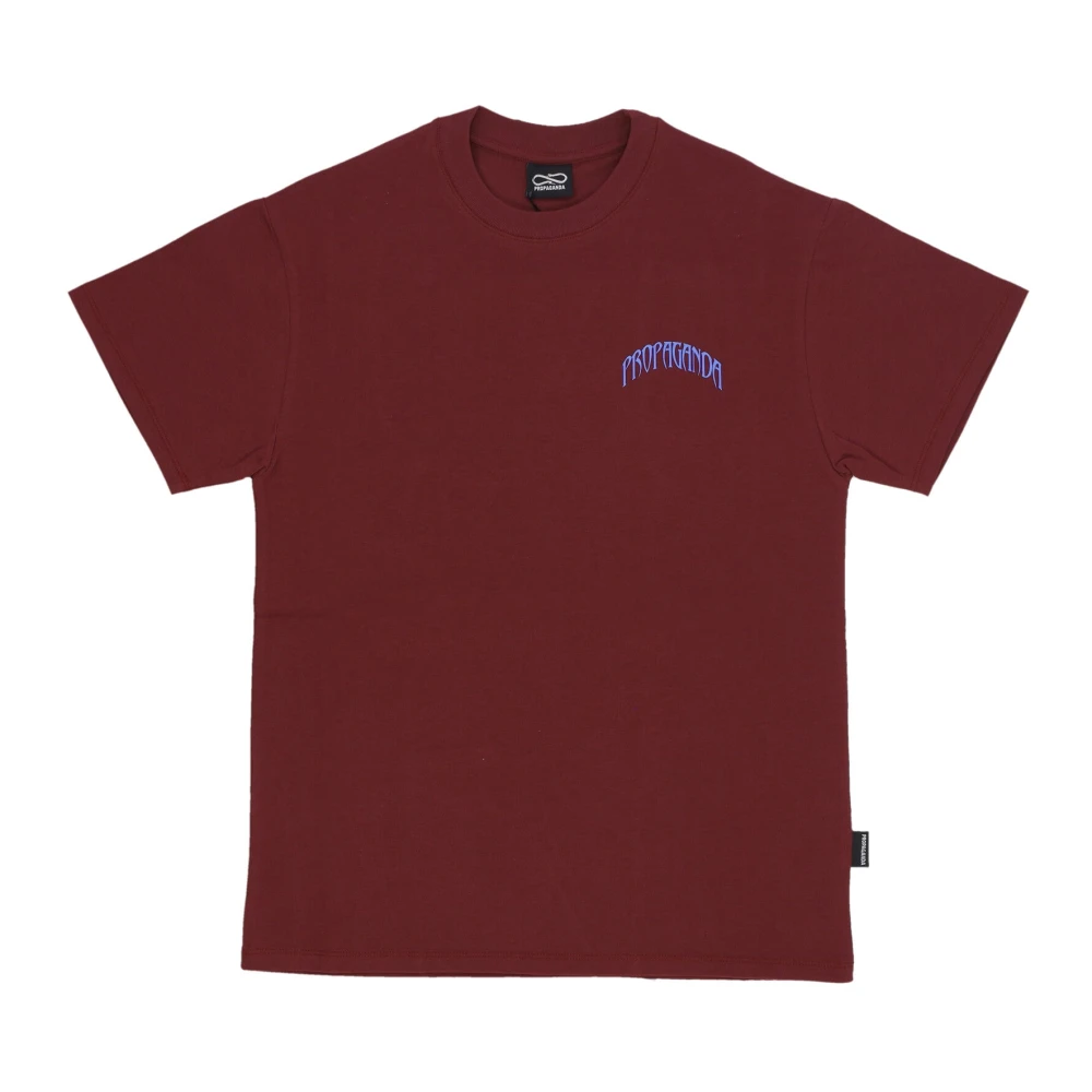 Propaganda Triangle Panther Tee Korte Mouw Katoenen T-shirt Red Heren
