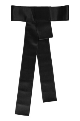 black-satin-wide-waist-belt