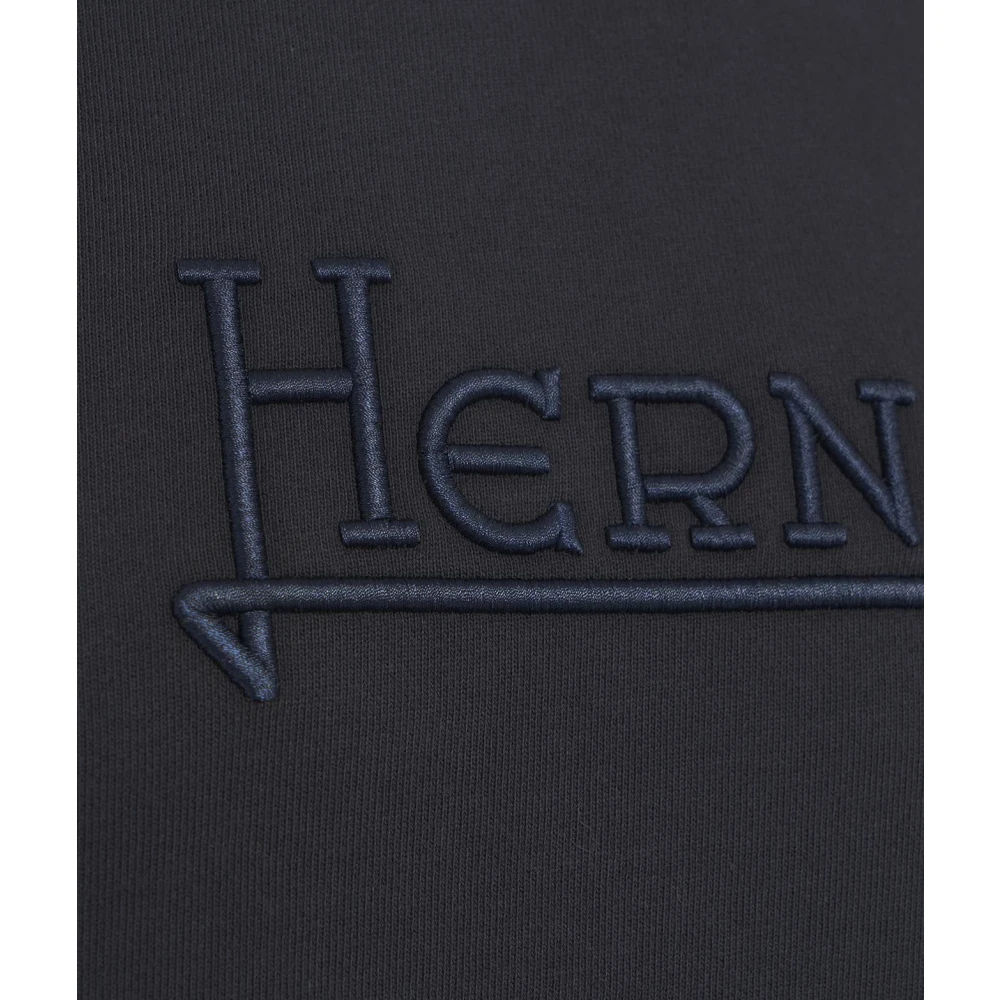 Herno Sweatshirts Blue Heren