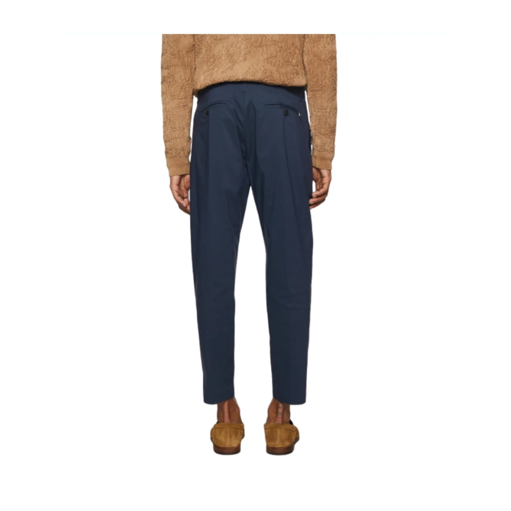 Dondup Straight Trousers Blue Heren