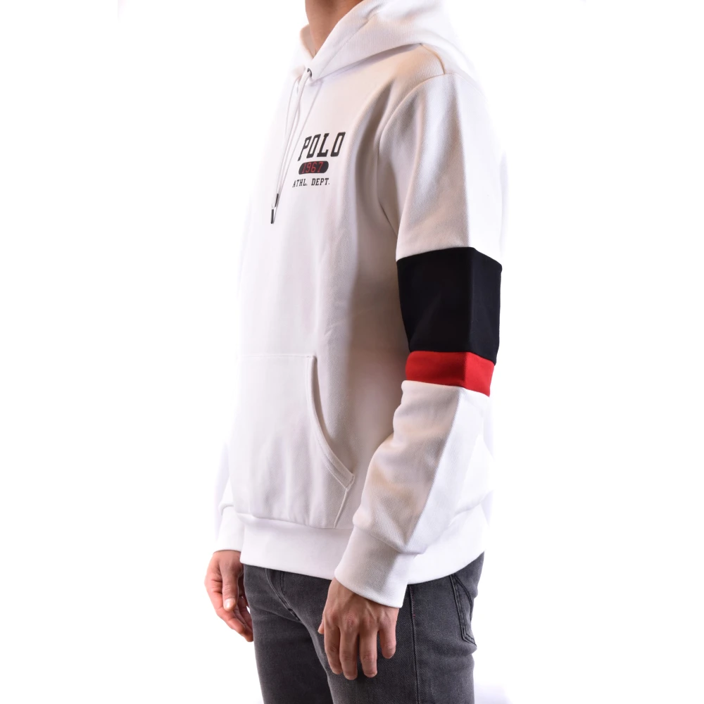 Polo Ralph Lauren Stijlvolle Sweatshirt voor Mannen White Heren