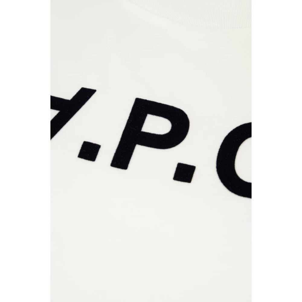 A.p.c. Casual Katoenen T-Shirt voor Mannen White Dames