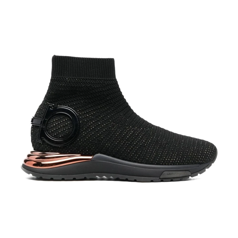Ferragamo Gardena Sneaker Dames Schoenen Zwart
