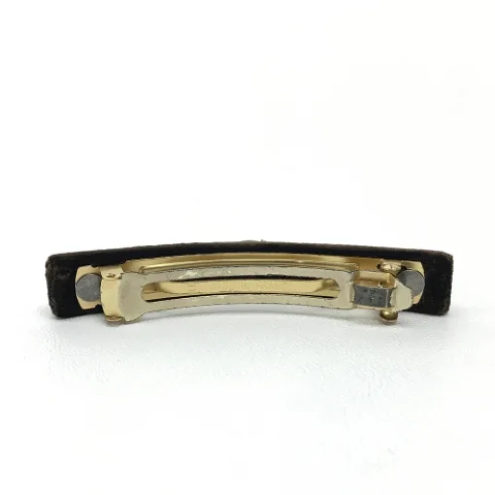 Louis Vuitton Vintage Pre-owned Leather hair-accessories Brown Dames