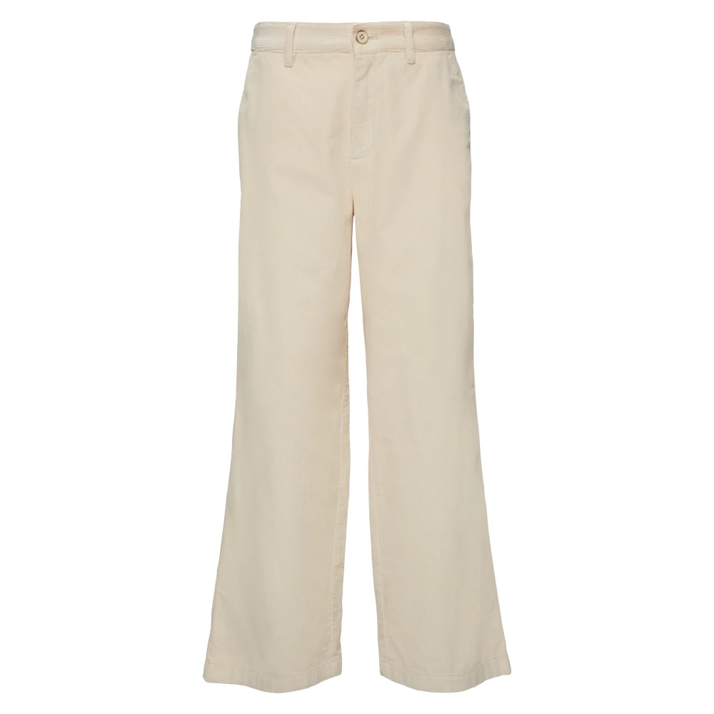 s.Oliver Wijde Pijp Corduroy Broek Beige Dames
