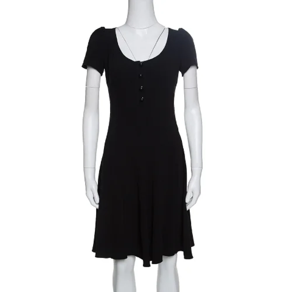 Prada Vintage Pre-owned Fabric dresses Black Dames