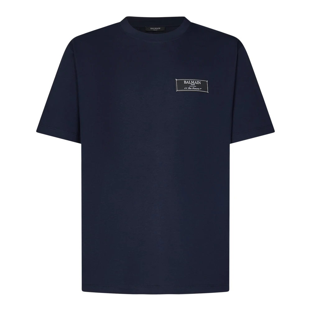Balmain - Tops > T-Shirts - Blue - Balmain - Modalova