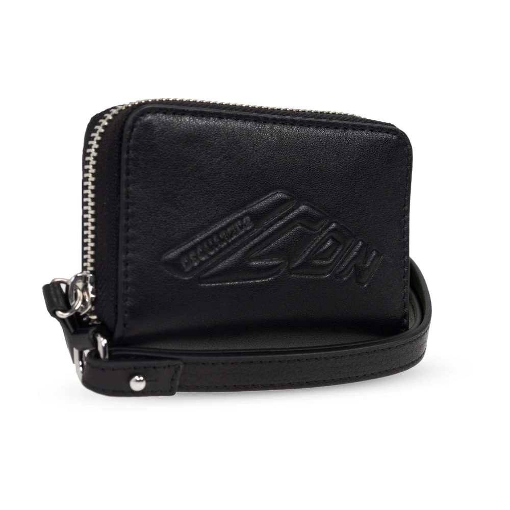 Dsquared2 Riemportemonnee Black Dames