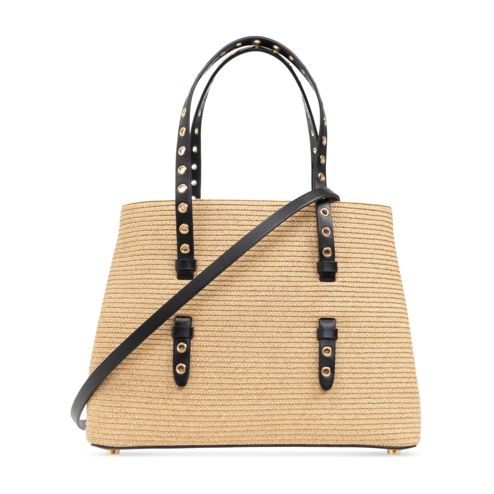 Alaïa Handtas Mina 25 Beige Dames